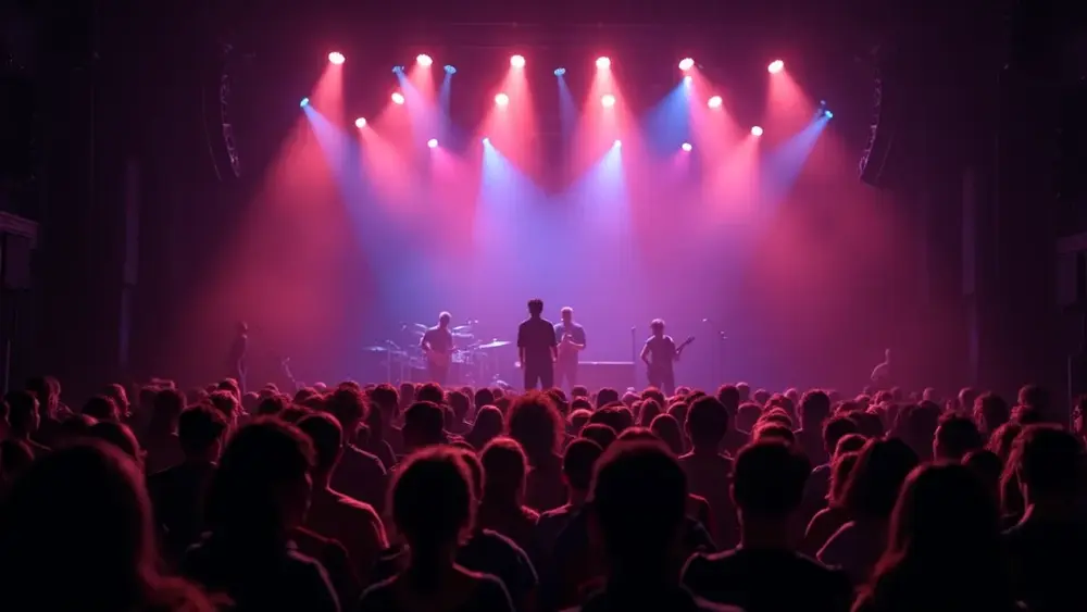 Como os filmes de shows ao vivo são gravados e produzidos